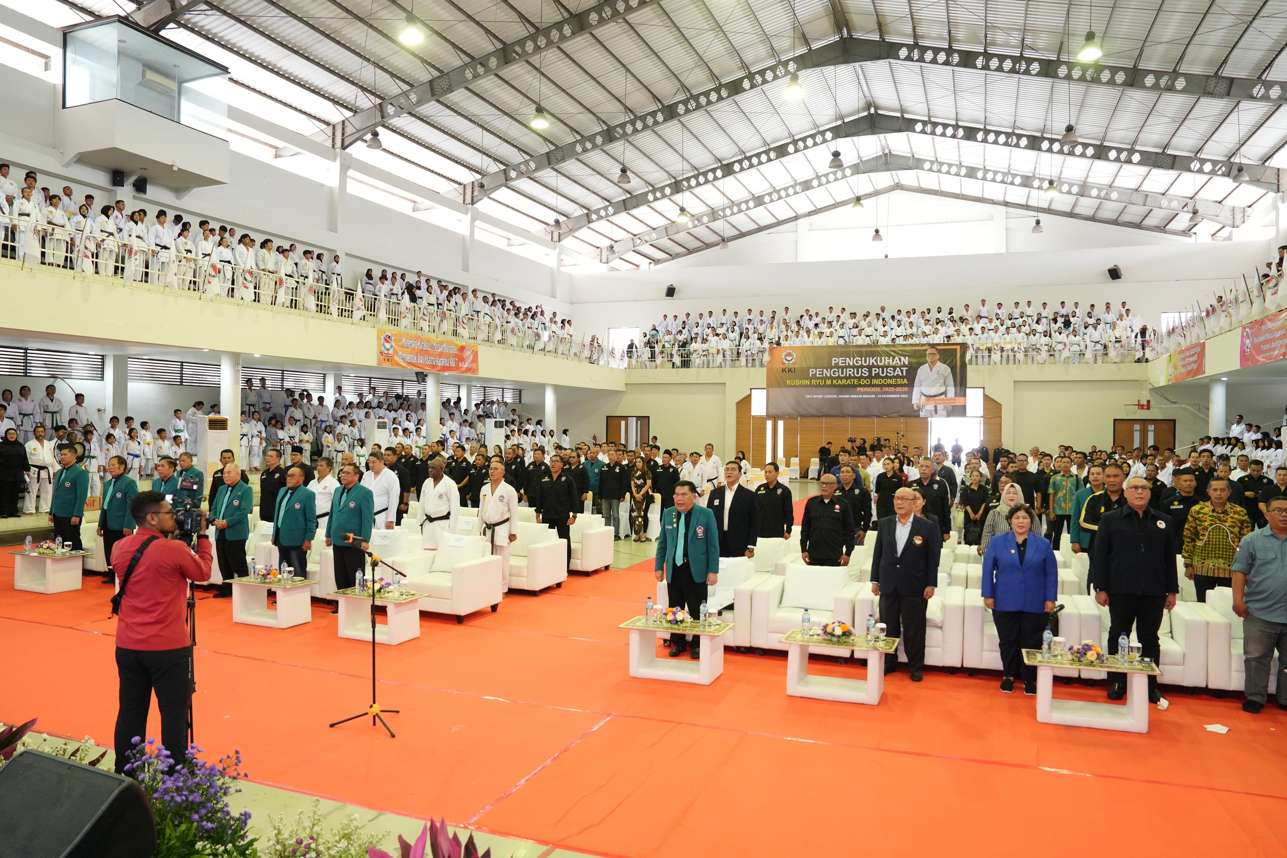 Pengukuhan Pengurus Pusat Kushin Ryu M Karate-Do Indonesia (PP KKI) periode 2025-2030